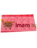 Силиконова форма за коледни сладки 15 броя